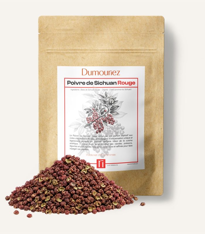 Poivre de Sichuan Rouge Origine Chine
